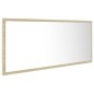 vidaXL LED-Badspiegel Sonoma-Eiche 100x8,5x37 cm Acryl vidaXL LED-Badspiegel Sonoma-Eiche 100x8,5x37 cm Acryl