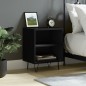 vidaXL Nachttisch Schwarz 40x30x50 cm Holzwerkstoff vidaXL Nachttisch Schwarz 40x30x50 cm Holzwerkstoff