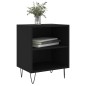 vidaXL Nachttisch Schwarz 40x30x50 cm Holzwerkstoff vidaXL Nachttisch Schwarz 40x30x50 cm Holzwerkstoff