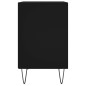 vidaXL Nachttisch Schwarz 40x30x50 cm Holzwerkstoff vidaXL Nachttisch Schwarz 40x30x50 cm Holzwerkstoff