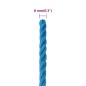 vidaXL Arbeitsseil Blau 8 mm 25 m Polypropylen vidaXL Arbeitsseil Blau 8 mm 25 m Polypropylen
