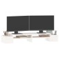 vidaXL Monitorständer Weiß 100x27,5x15 cm Massivholz Kiefer vidaXL Monitorständer Weiß 100x27,5x15 cm Massivholz Kiefer