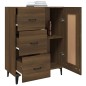 vidaXL Sideboard Braun Eichen-Optik 69,5x34x90 cm Holzwerkstoff vidaXL Sideboard Braun Eichen-Optik 69,5x34x90 cm Holzwerkstoff
