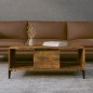 vidaXL Couchtisch Räuchereiche 90x50x36,5 cm Holzwerkstoff vidaXL Couchtisch Räuchereiche 90x50x36,5 cm Holzwerkstoff