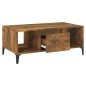 vidaXL Couchtisch Räuchereiche 90x50x36,5 cm Holzwerkstoff vidaXL Couchtisch Räuchereiche 90x50x36,5 cm Holzwerkstoff