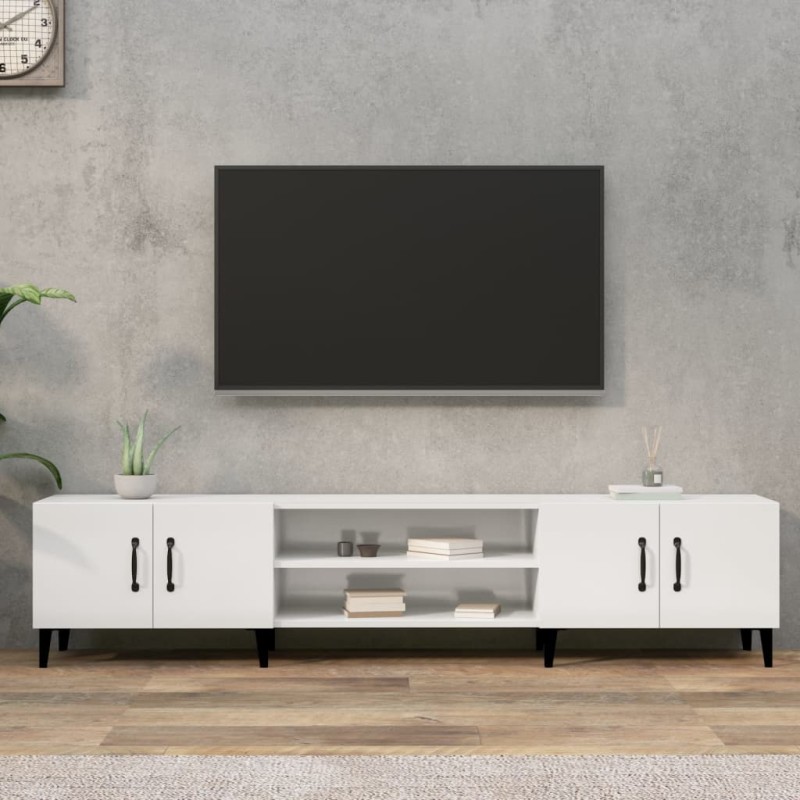 vidaXL TV-Schrank Hochglanz-Weiß 180x31,5x40 cm Holzwerkstoff vidaXL TV-Schrank Hochglanz-Weiß 180x31,5x40 cm Holzwerkstoff