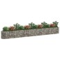 vidaXL Gabionen-Hochbeet Verzinktes Eisen 470x50x50 cm vidaXL Gabionen-Hochbeet Verzinktes Eisen 470x50x50 cm