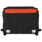 Lastenanhänger Schwarz und Orange 45 kg Eisen Lastenanhänger Schwarz und Orange 45 kg Eisen