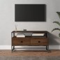 vidaXL TV-Schrank Braun Eichen-Optik 80x35x45 cm Holzwerkstoff vidaXL TV-Schrank Braun Eichen-Optik 80x35x45 cm Holzwerkstoff