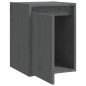 vidaXL Wandschränke 2 Stk. Grau 30x30x40 cm Massivholz Kiefer vidaXL Wandschränke 2 Stk. Grau 30x30x40 cm Massivholz Kiefer