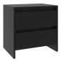 vidaXL Nachttische 2 Stk. Schwarz 45x34,5x44,5 cm Holzwerkstoff vidaXL Nachttische 2 Stk. Schwarz 45x34,5x44,5 cm Holzwerkstoff