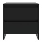 vidaXL Nachttische 2 Stk. Schwarz 45x34,5x44,5 cm Holzwerkstoff vidaXL Nachttische 2 Stk. Schwarz 45x34,5x44,5 cm Holzwerkstoff