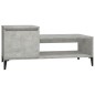 vidaXL Couchtisch Betongrau 100x50x45 cm Holzwerkstoff vidaXL Couchtisch Betongrau 100x50x45 cm Holzwerkstoff