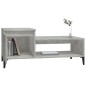 vidaXL Couchtisch Betongrau 100x50x45 cm Holzwerkstoff vidaXL Couchtisch Betongrau 100x50x45 cm Holzwerkstoff