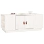 vidaXL Couchtisch Weiß 100x50x41 cm Massivholz Kiefer vidaXL Couchtisch Weiß 100x50x41 cm Massivholz Kiefer