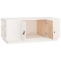 vidaXL Couchtisch Weiß 100x50x41 cm Massivholz Kiefer vidaXL Couchtisch Weiß 100x50x41 cm Massivholz Kiefer
