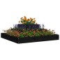 vidaXL Pflanzkübel Schwarz 80x80x27 cm Massivholz Kiefer vidaXL Pflanzkübel Schwarz 80x80x27 cm Massivholz Kiefer