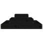 vidaXL Pflanzkübel Schwarz 80x80x27 cm Massivholz Kiefer vidaXL Pflanzkübel Schwarz 80x80x27 cm Massivholz Kiefer