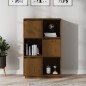 vidaXL Highboard Honigbraun 74x35x117 cm Massivholz Kiefer vidaXL Highboard Honigbraun 74x35x117 cm Massivholz Kiefer