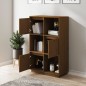 vidaXL Highboard Honigbraun 74x35x117 cm Massivholz Kiefer vidaXL Highboard Honigbraun 74x35x117 cm Massivholz Kiefer