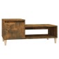 vidaXL Couchtisch Räuchereiche 100x50x45 cm Holzwerkstoff vidaXL Couchtisch Räuchereiche 100x50x45 cm Holzwerkstoff