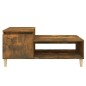 vidaXL Couchtisch Räuchereiche 100x50x45 cm Holzwerkstoff vidaXL Couchtisch Räuchereiche 100x50x45 cm Holzwerkstoff