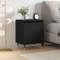 vidaXL Nachttisch Schwarz 40x30x50 cm Holzwerkstoff