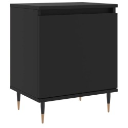 vidaXL Nachttisch Schwarz 40x30x50 cm Holzwerkstoff