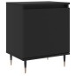 vidaXL Nachttisch Schwarz 40x30x50 cm Holzwerkstoff