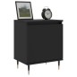 vidaXL Nachttisch Schwarz 40x30x50 cm Holzwerkstoff