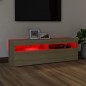 vidaXL TV-Schrank mit LED-Leuchten Sonoma-Eiche 120x35x40 cm vidaXL TV-Schrank mit LED-Leuchten Sonoma-Eiche 120x35x40 cm