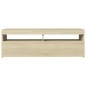 vidaXL TV-Schrank mit LED-Leuchten Sonoma-Eiche 120x35x40 cm vidaXL TV-Schrank mit LED-Leuchten Sonoma-Eiche 120x35x40 cm