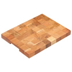 vidaXL Hackblock 40×30×3,8 cm Akazie Massivholz  