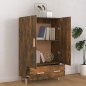 vidaXL Highboard Räuchereiche 70x31x115 cm Holzwerkstoff vidaXL Highboard Räuchereiche 70x31x115 cm Holzwerkstoff