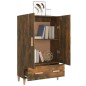 vidaXL Highboard Räuchereiche 70x31x115 cm Holzwerkstoff vidaXL Highboard Räuchereiche 70x31x115 cm Holzwerkstoff