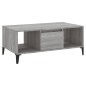 vidaXL Couchtisch Grau Sonoma 90x50x36,5 cm Holzwerkstoff vidaXL Couchtisch Grau Sonoma 90x50x36,5 cm Holzwerkstoff