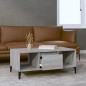 vidaXL Couchtisch Grau Sonoma 90x50x36,5 cm Holzwerkstoff vidaXL Couchtisch Grau Sonoma 90x50x36,5 cm Holzwerkstoff
