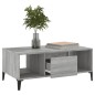 vidaXL Couchtisch Grau Sonoma 90x50x36,5 cm Holzwerkstoff vidaXL Couchtisch Grau Sonoma 90x50x36,5 cm Holzwerkstoff