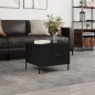 vidaXL Couchtisch Schwarz 50x50x40 cm Holzwerkstoff vidaXL Couchtisch Schwarz 50x50x40 cm Holzwerkstoff