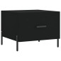 vidaXL Couchtisch Schwarz 50x50x40 cm Holzwerkstoff vidaXL Couchtisch Schwarz 50x50x40 cm Holzwerkstoff