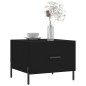 vidaXL Couchtisch Schwarz 50x50x40 cm Holzwerkstoff vidaXL Couchtisch Schwarz 50x50x40 cm Holzwerkstoff