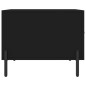 vidaXL Couchtisch Schwarz 50x50x40 cm Holzwerkstoff vidaXL Couchtisch Schwarz 50x50x40 cm Holzwerkstoff