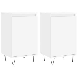 vidaXL Sideboards 2 Stk. Weiß 40x35x70 cm Holzwerkstoff