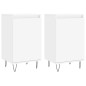 vidaXL Sideboards 2 Stk. Weiß 40x35x70 cm Holzwerkstoff vidaXL Sideboards 2 Stk. Weiß 40x35x70 cm Holzwerkstoff
