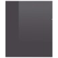 vidaXL Waschbeckenunterschrank Hochglanz-Grau 60x38,5x46cm vidaXL Waschbeckenunterschrank Hochglanz-Grau 60x38,5x46cm