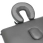 Massagetisch mit 4 Zonen Aluminiumrahmen Anthrazit 186×68 cm Massagetisch mit 4 Zonen Aluminiumrahmen Anthrazit 186×68 cm