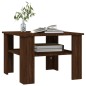 vidaXL Couchtisch Braun Eichen-Optik 60x60x42 cm Holzwerkstoff	