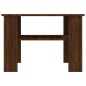 vidaXL Couchtisch Braun Eichen-Optik 60x60x42 cm Holzwerkstoff	