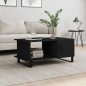 vidaXL Couchtisch Schwarz 90x50x40 cm Holzwerkstoff vidaXL Couchtisch Schwarz 90x50x40 cm Holzwerkstoff