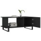 vidaXL Couchtisch Schwarz 90x50x40 cm Holzwerkstoff vidaXL Couchtisch Schwarz 90x50x40 cm Holzwerkstoff